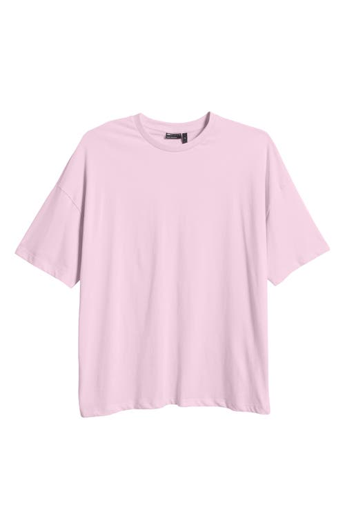 ASOS DESIGN Oversize Crewneck Cotton T-Shirt in Lilac