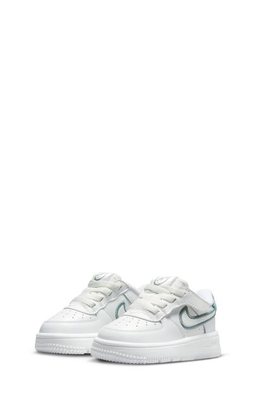 Nike Kids' Air Force 1 Low LV8 EasyOn Sneaker Summit White/Bicoastal/White at Nordstrom, M