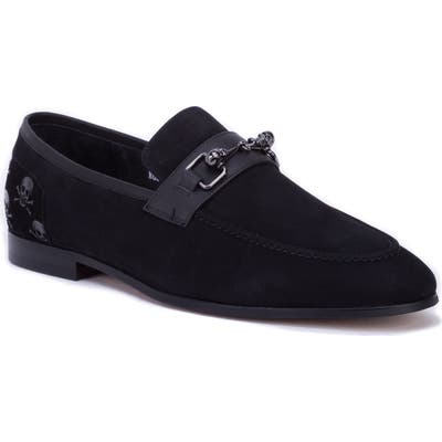 Robert Graham Costas Skull Bit Loafer- Black