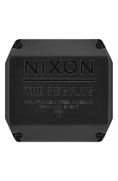 Shop Nixon Regulus Digital Watch, 46mm In Black/gold