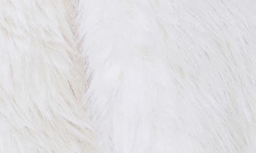 Shop Afrm Stephanie Faux Fur Jacket In Off White Fur