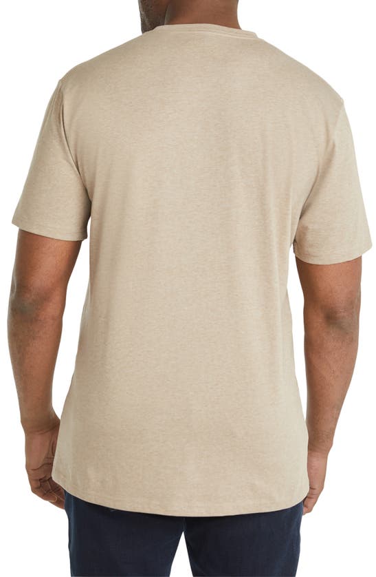 Shop Johnny Bigg Essential Crewneck Cotton T-shirt In Stone