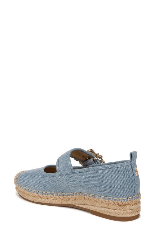 Sam Edelman Maddy Mary Jane Espadrille Montrose Blue In Montrose Blue