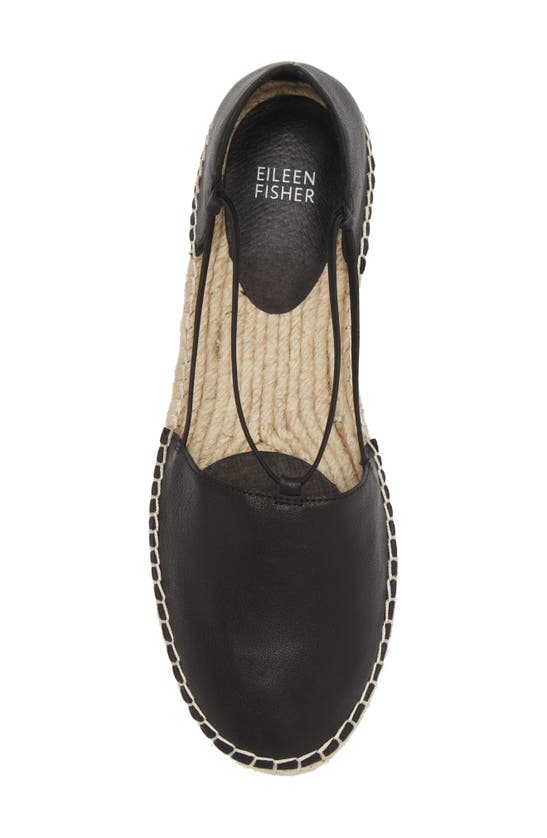 Shop Eileen Fisher Lee Espadrille Flat In Black
