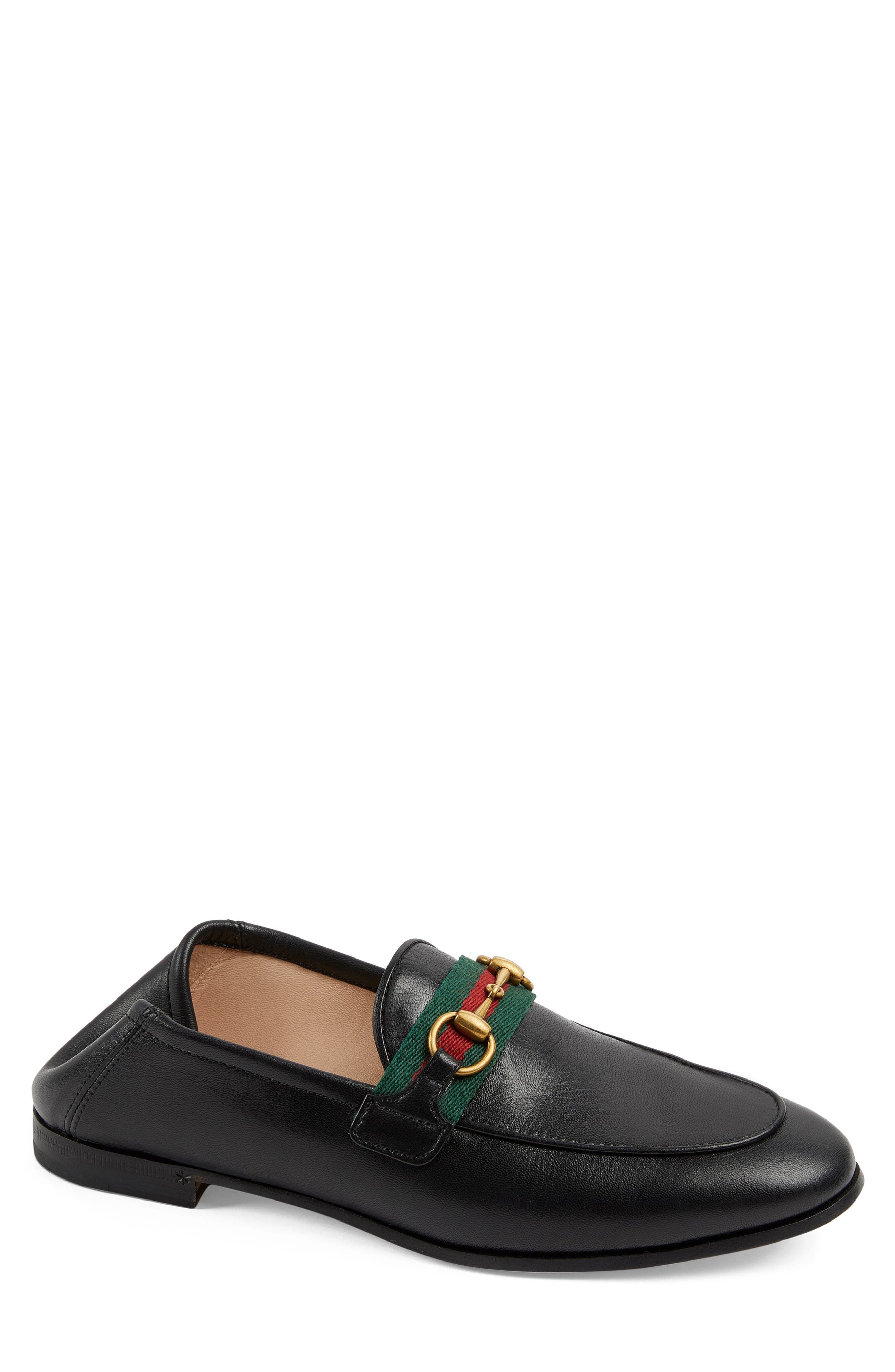 gucci brixton loafer red