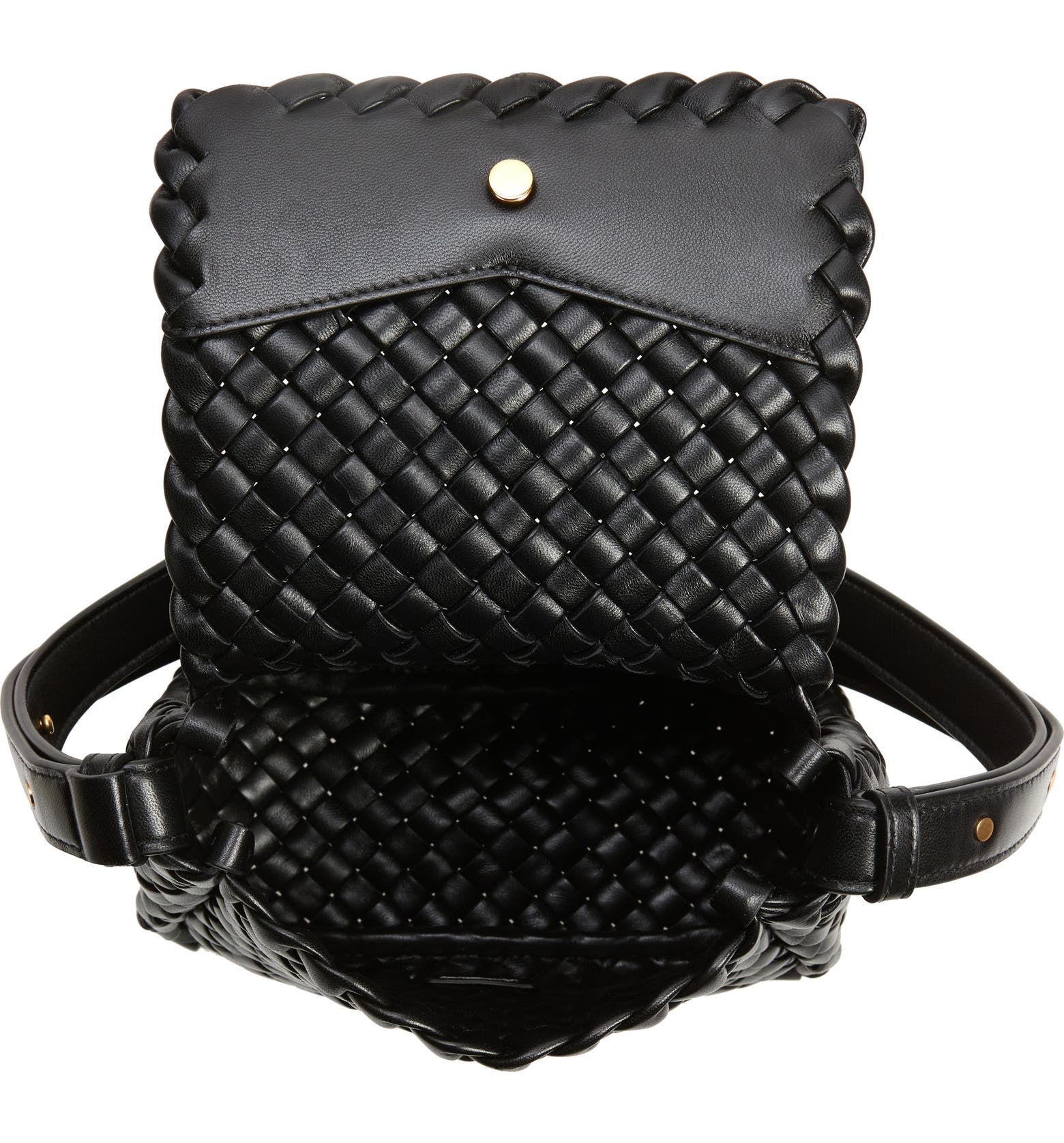 Bottega Veneta Mini Cobble Padded Intrecciato Leather Shoulder Bag ...