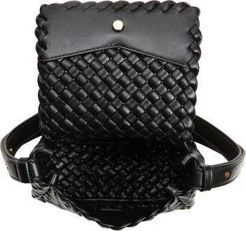Cobble padded intrecciato leather shoulder bag