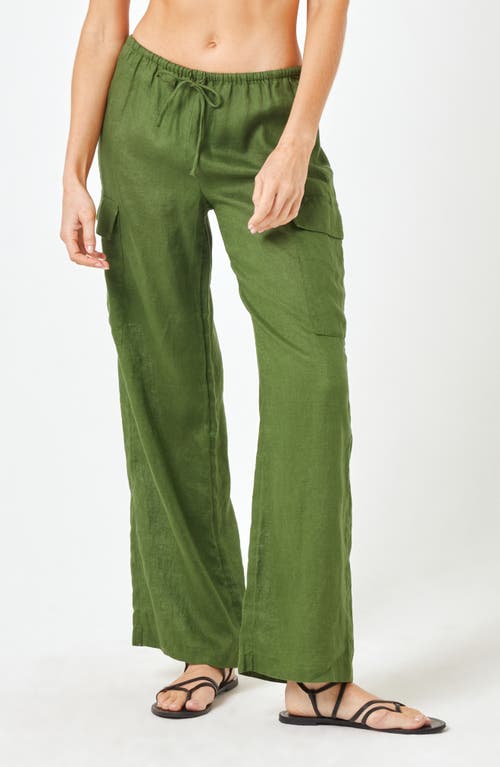 Shop L*space Lspace Sundown Cargo Pants In Jungle