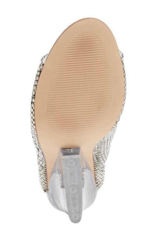 Shop Jessica Rich By Steve Madden Adrienne Wedge Slide Sandal In Silver Multi