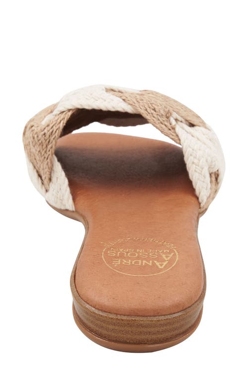 Andre Assous André Assous Nahala Sandal In White/natural