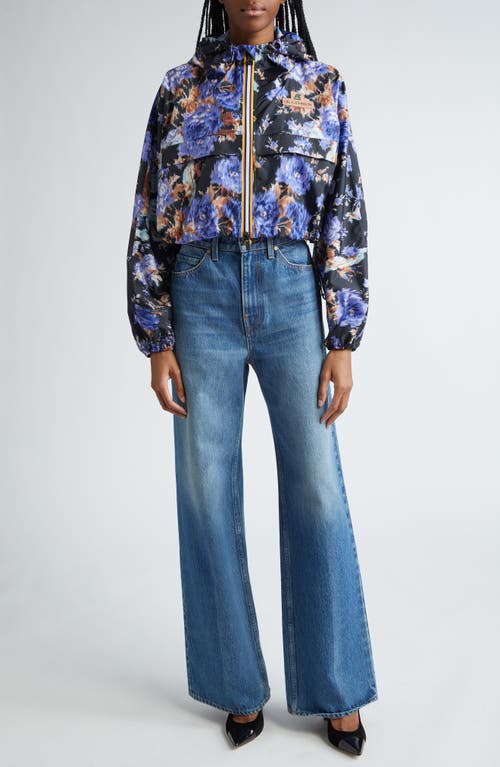 Shop Ulla Johnson X K-way Cropeley Jacket In Iris