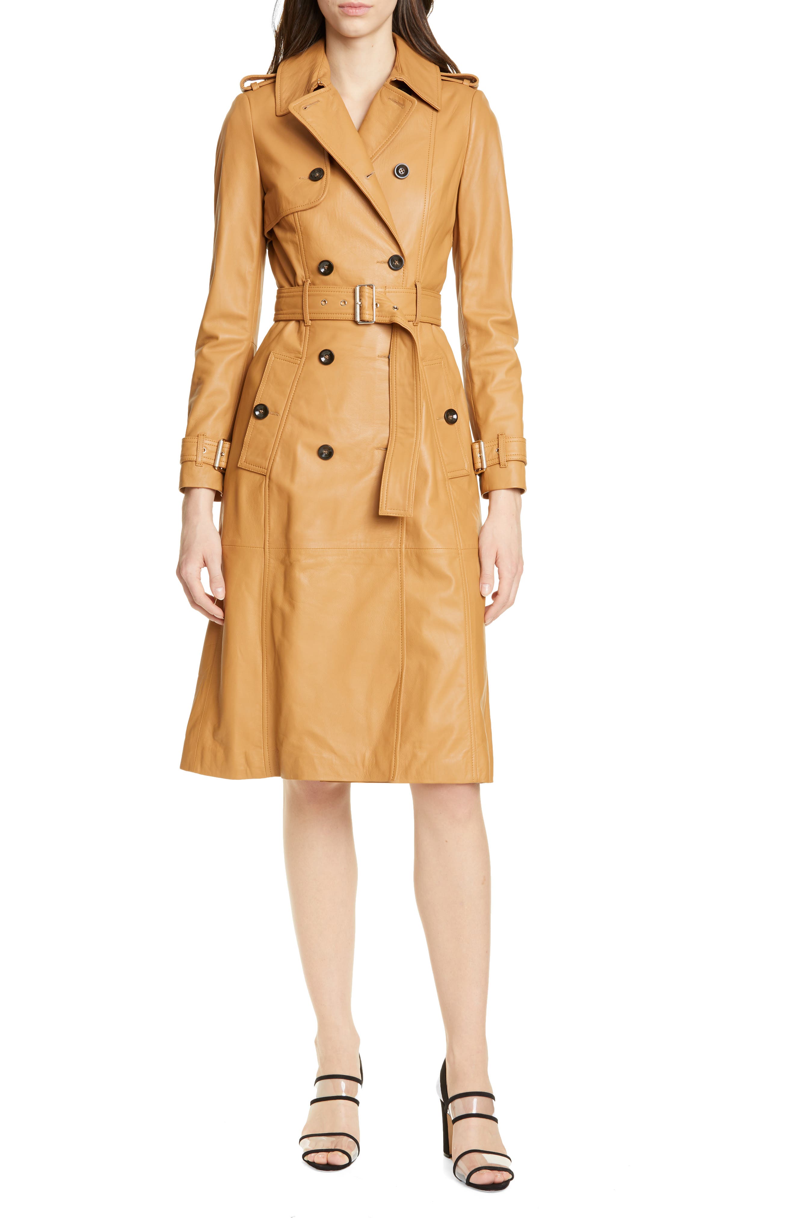 karen millen black trench coat