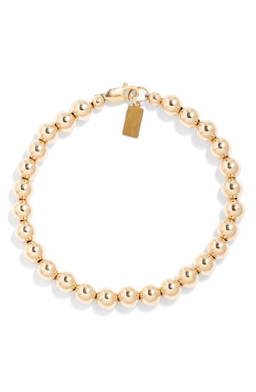 Set & Stones Cameron Beaded Bracelet in Gold at Nordstrom