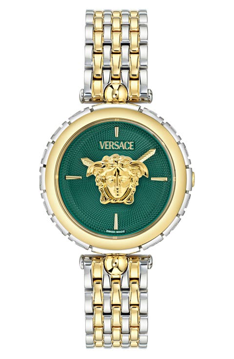 Medusa Heritage Two-Tone Bracelet Watch, 38mm