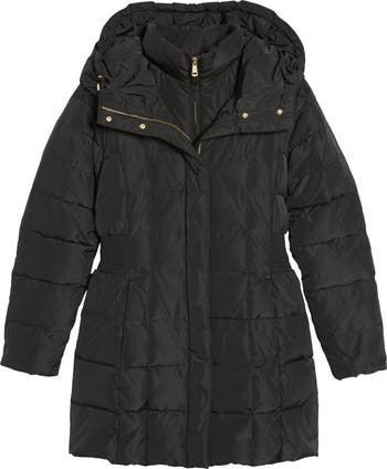 Cole haan hooded down and feather jacket hotsell