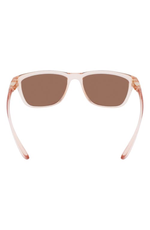 Shop Nike City Icon 56mm Sunglasses In Washed Coral/brown