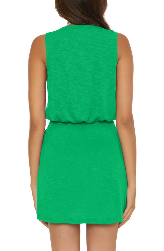 Shop Becca Breezy Basics Cover-up Dress In Verde