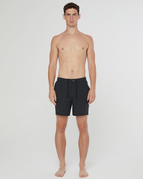 Shop Onia Calder 7.5 Swim Trunk In Black