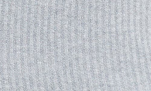 Shop French Connection Vhari Babysoft Rib Sweater Minidress In Light Grey Melange