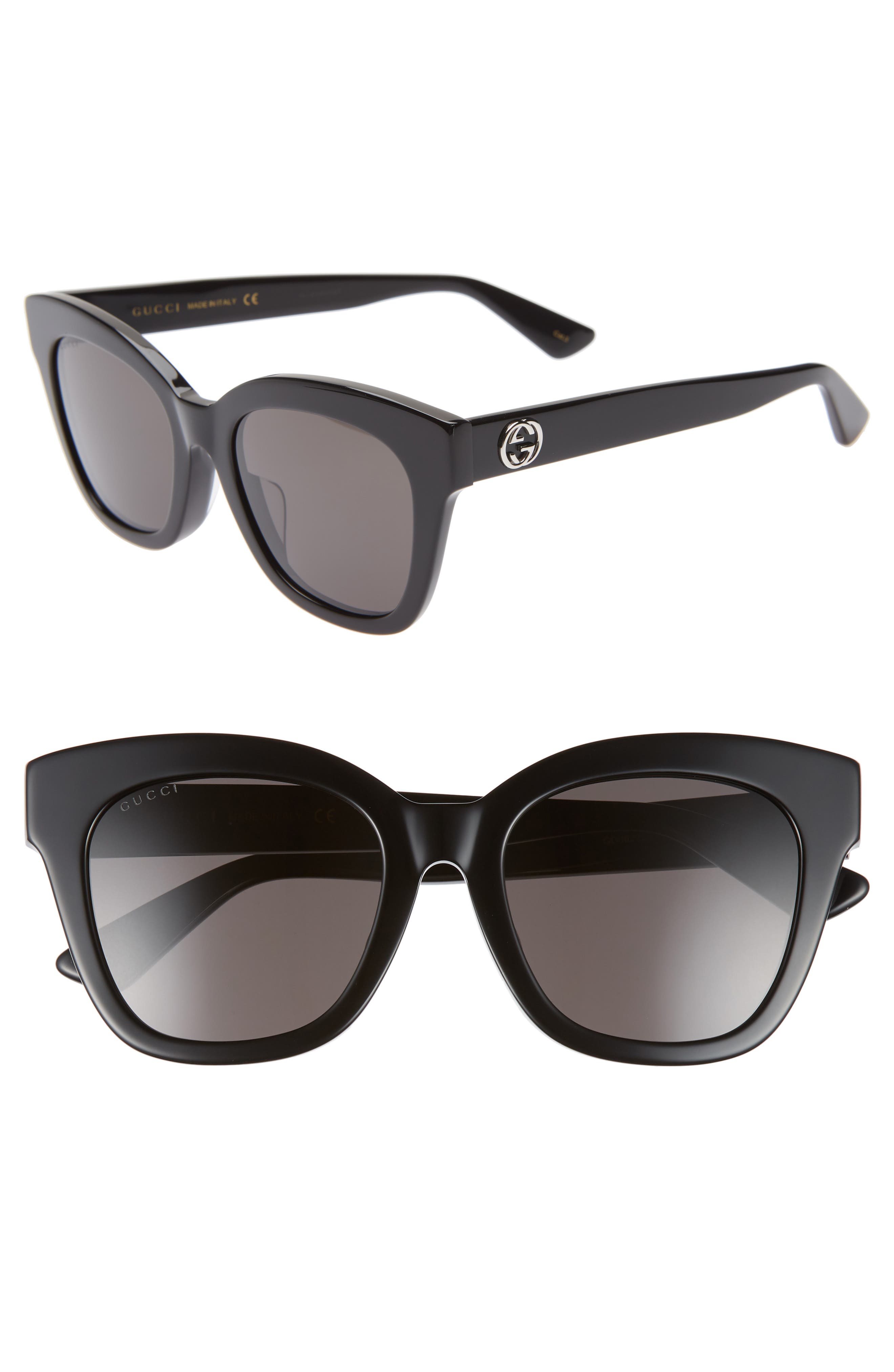 gucci 52mm square sunglasses