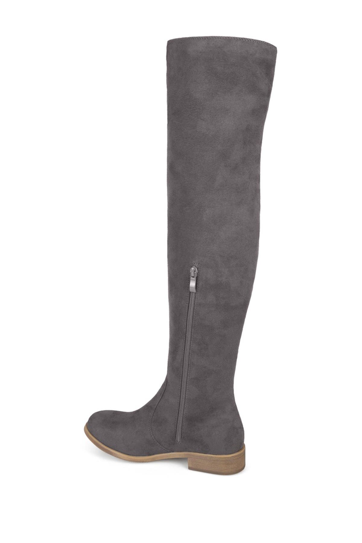 journee collection pitch over the knee boot