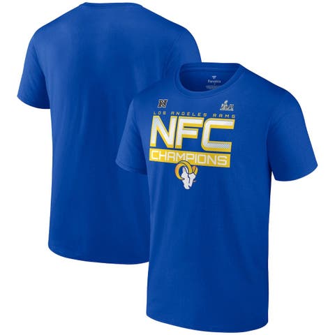 Men's Los Angeles Rams Fanatics Branded Heathered Charcoal 2021 NFC  Champions Locker Room Trophy Collection T-Shirt