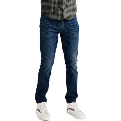 Madewell Skinny Jeans In Bramlett Wash, Blue