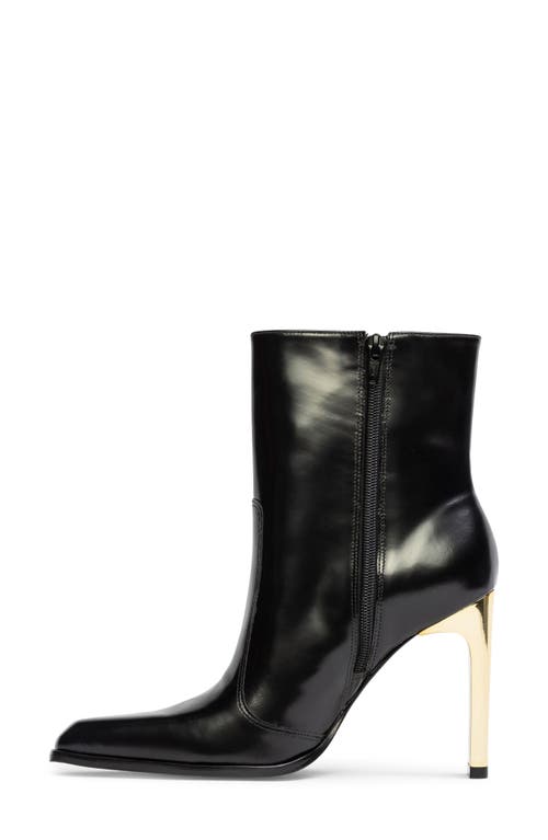 Black Suede Studio Domino Bootie In Black
