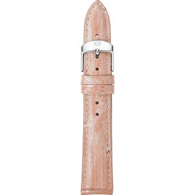 Michele 1m Ostrich Leather Watch Strap