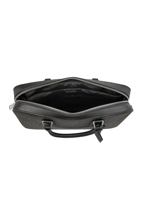 Sandro Synthetic Leather Briefcase In Black