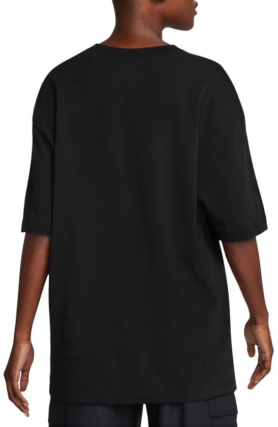 Shop Jordan Flight Oversize Graphic T-shirt In Black