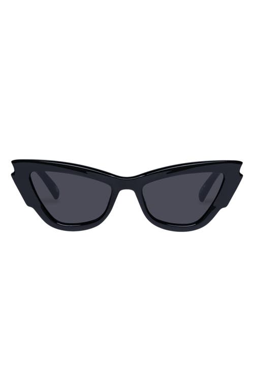 Le Specs Lost Days Cat Eye Sunglasses in Black at Nordstrom