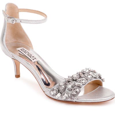 Badgley Mischka Lara Crystal Embellished Sandal