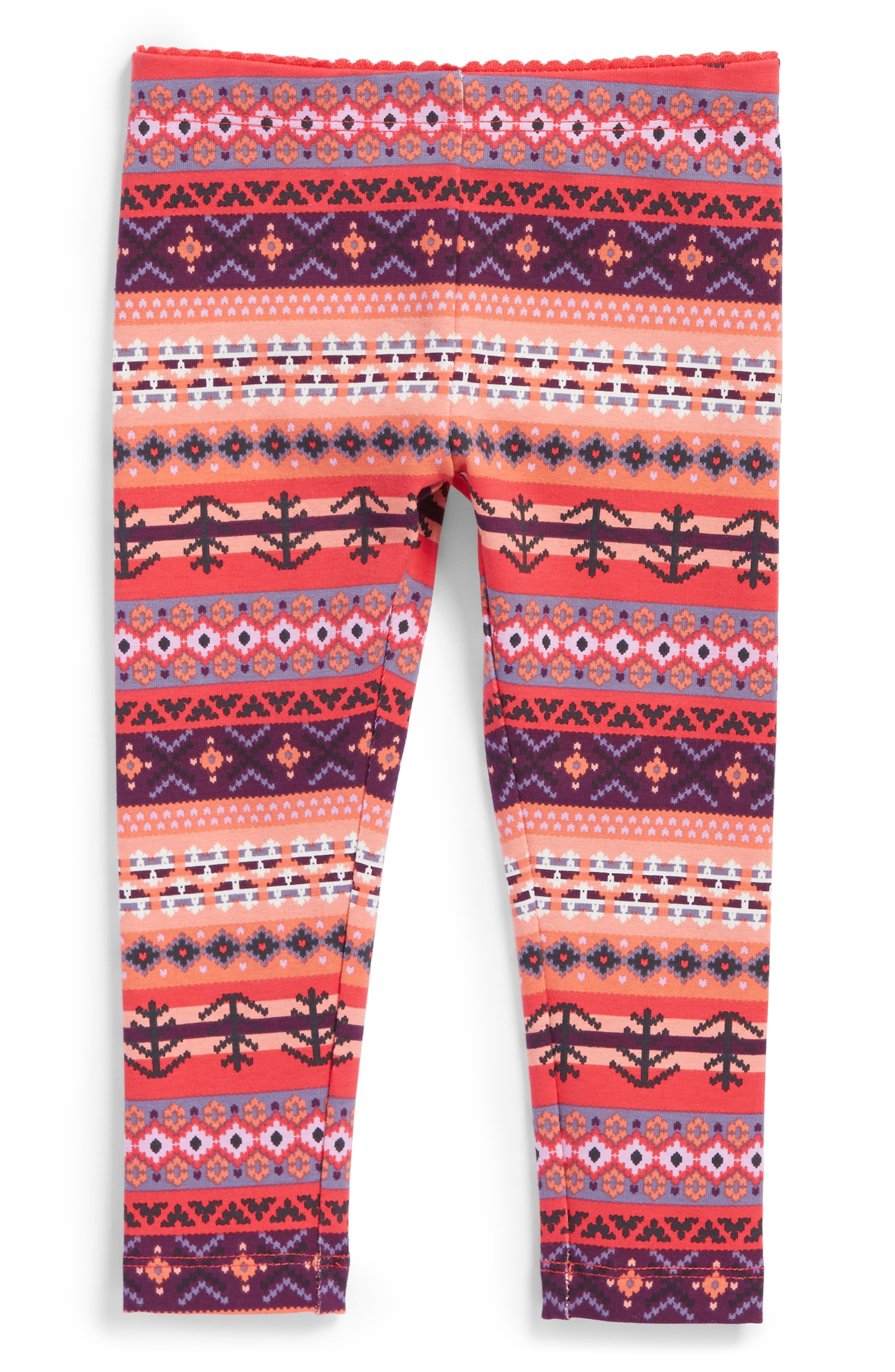 Tea Collection Fair Isle Leggings (Baby Girls) Nordstrom