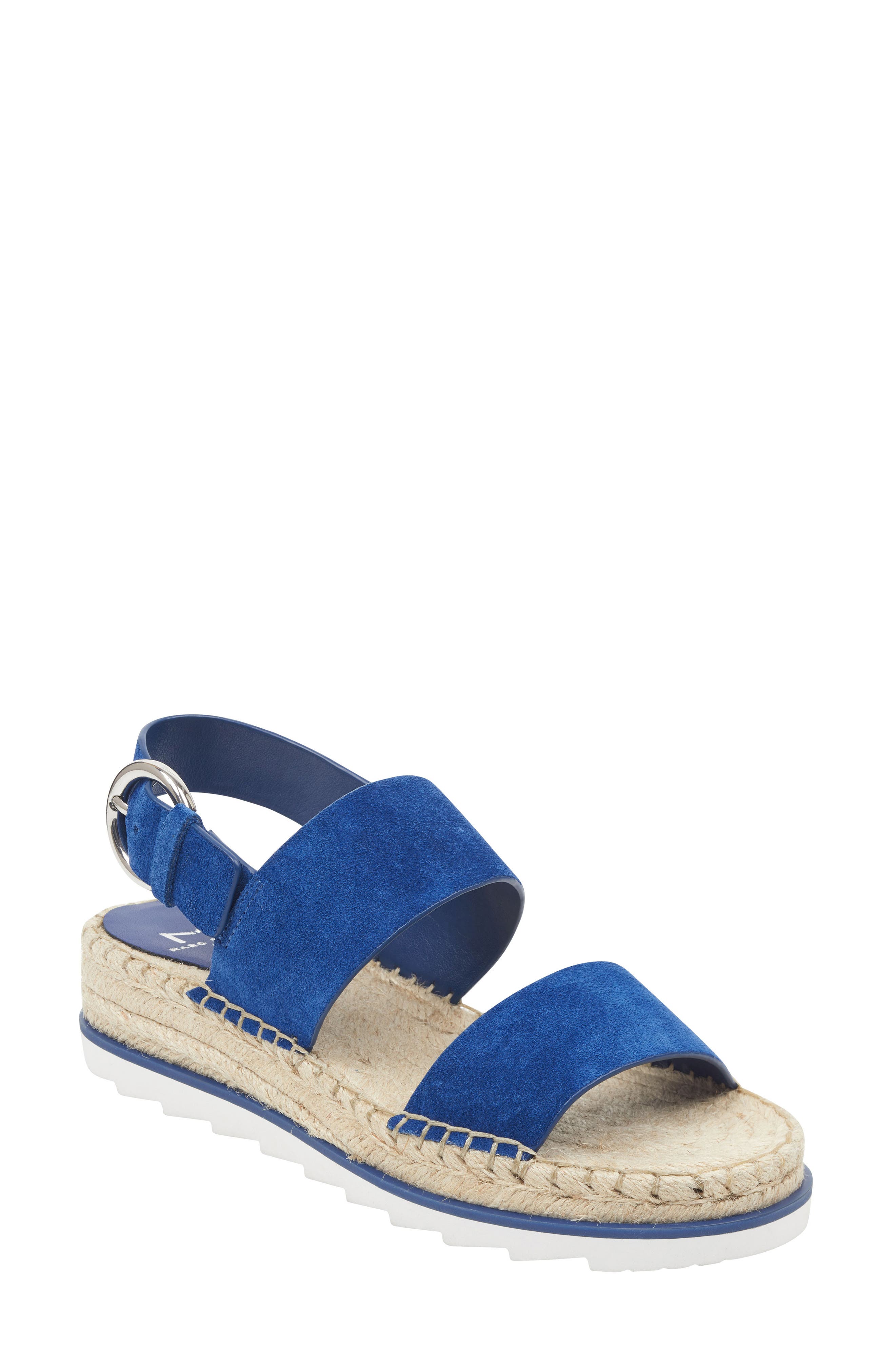 Marc Fisher Ltd Phebe 2 Espadrille Sandal, Blue