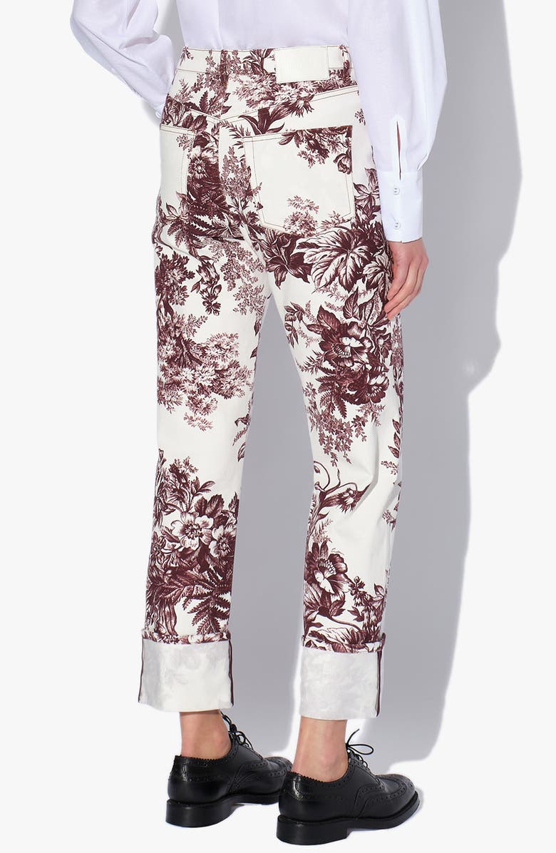 Erdem Nathaniel Pembridge Etched Floral Print Jeans Nordstrom Erdem Nathaniel Pembridge Etched Floral Print Jeans Nordstrom