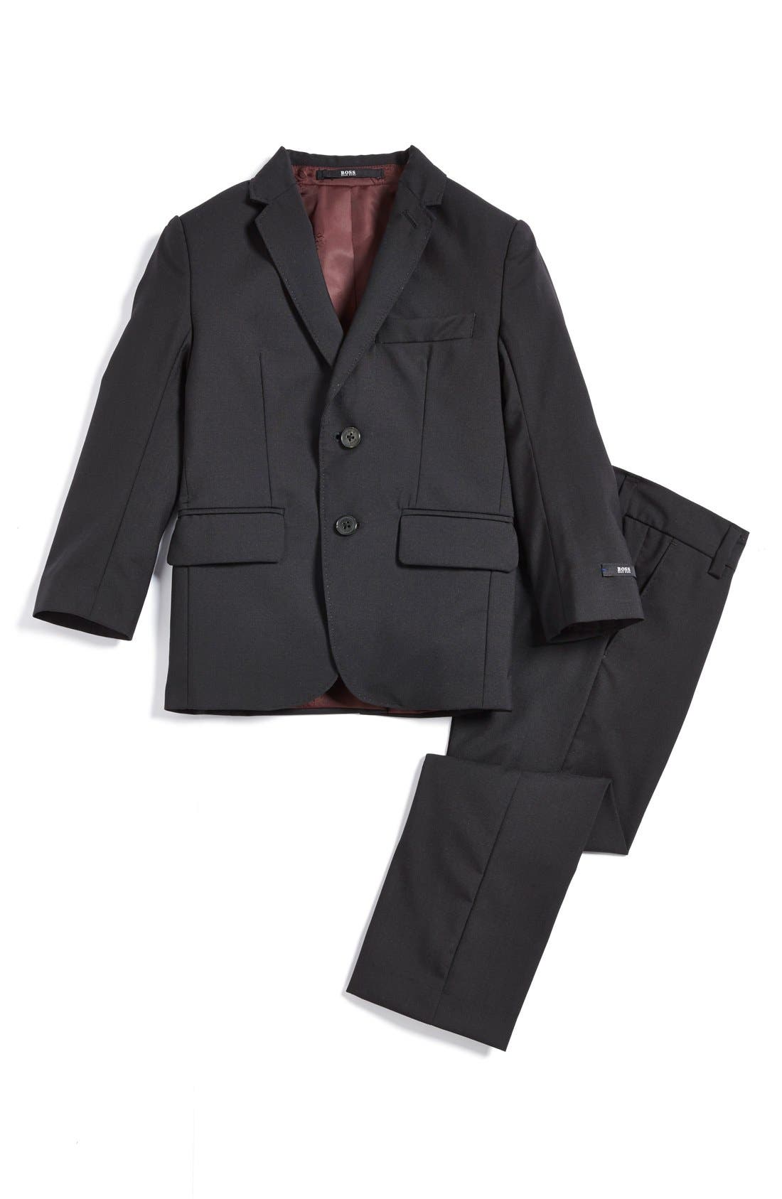 BOSS Kidswear Wool Suit (Little Boys & Big Boys) Nordstrom