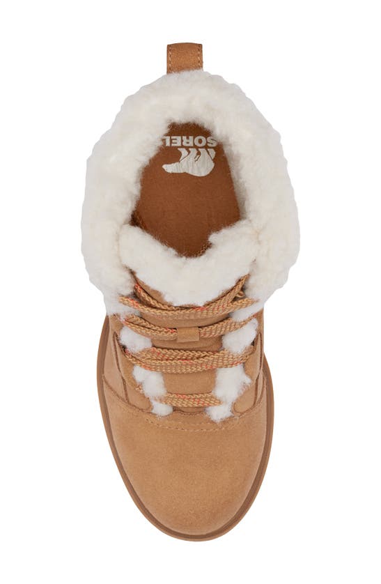 Sorel Evie Ii Cozy Waterproof Wedge Bootie In Tawny Buff/ Gum 2