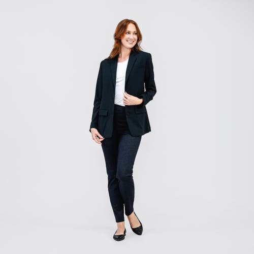 Ministry Of Supply Velocity Oversized Blazer In Dark Navy