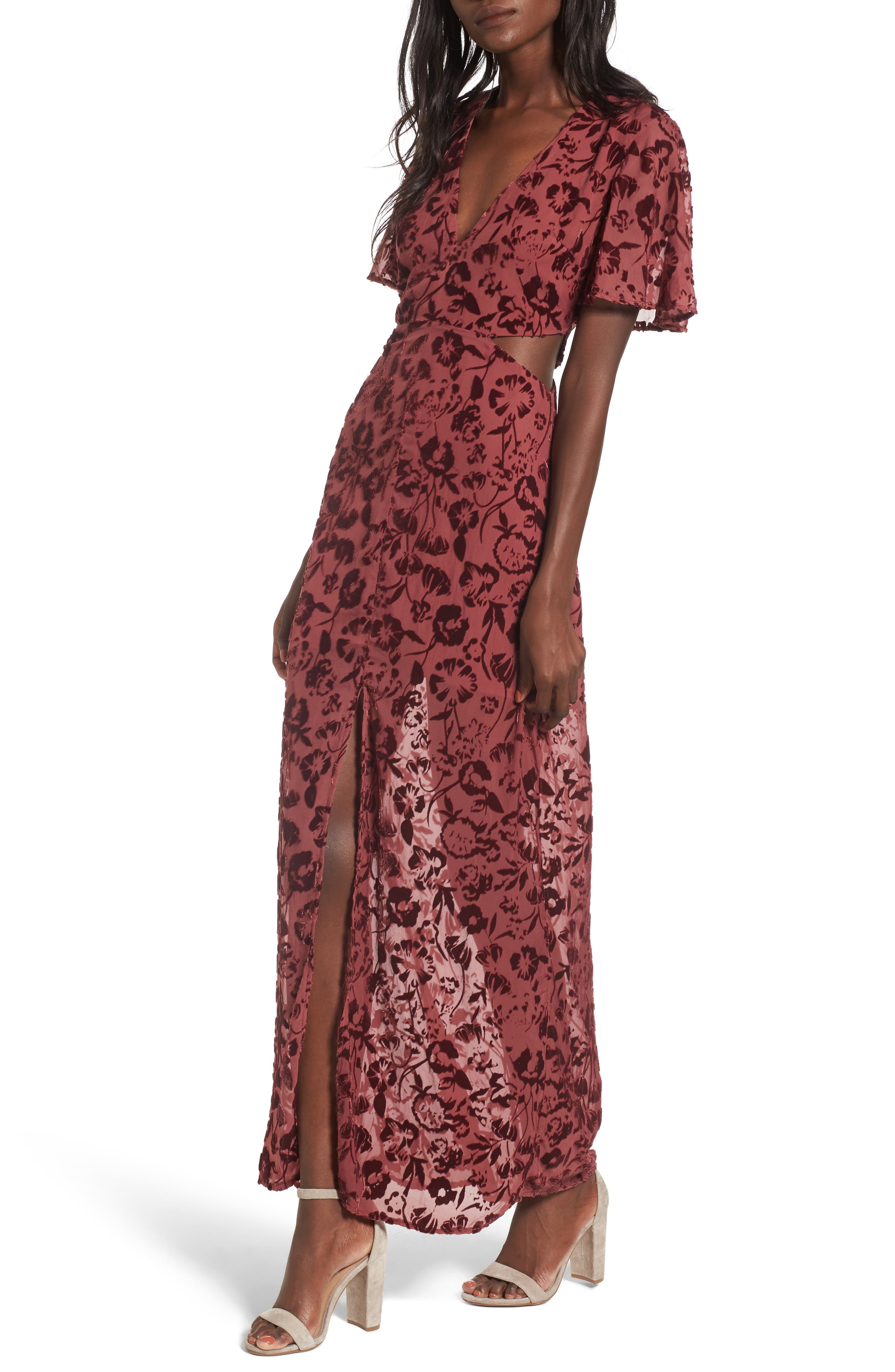 Lovers + Friends Tatum Cutout Maxi Dress Nordstrom