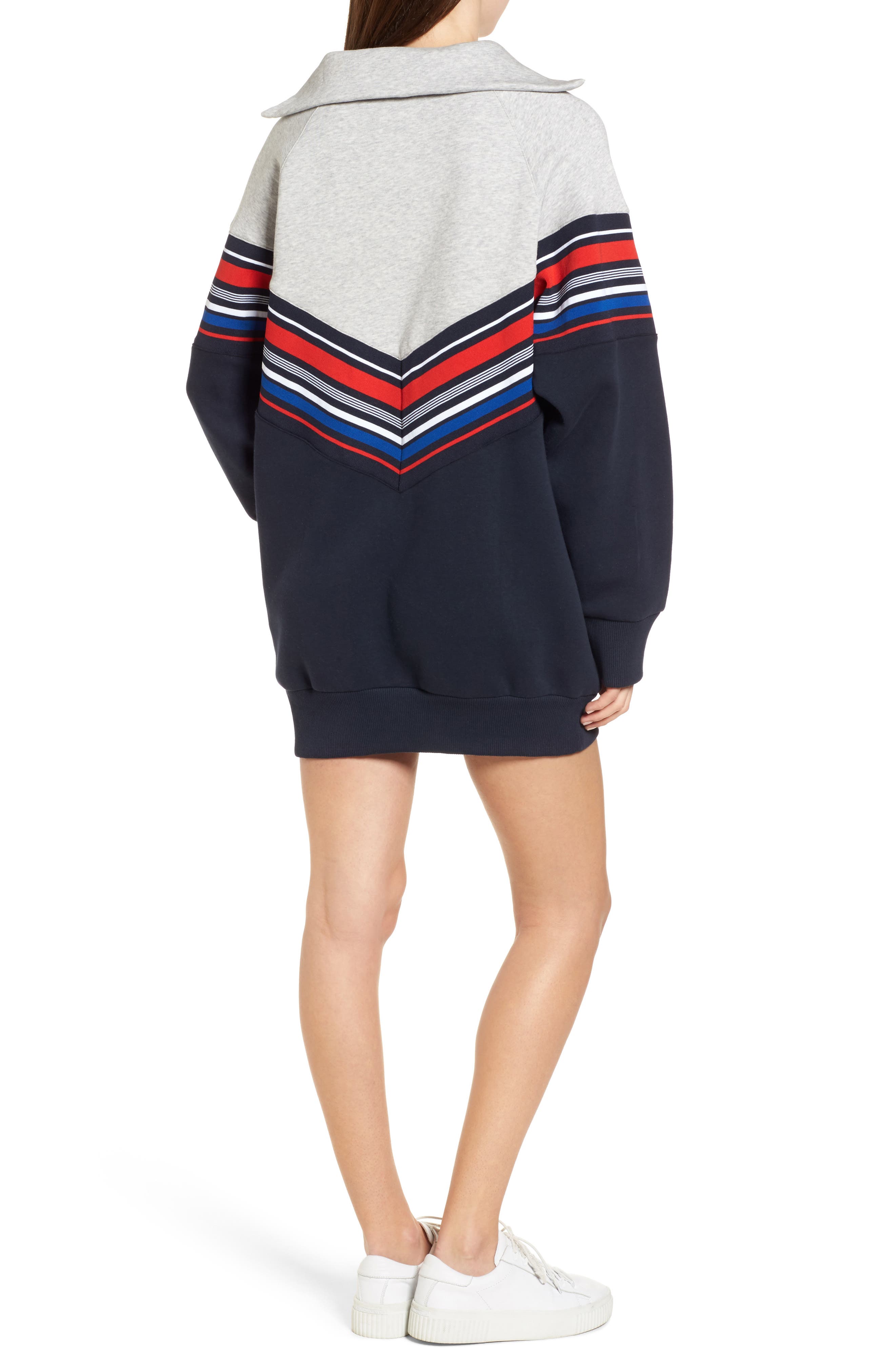 Tommy Jeans X Gigi Hadid Racing Sweatshirt Dress Nordstrom