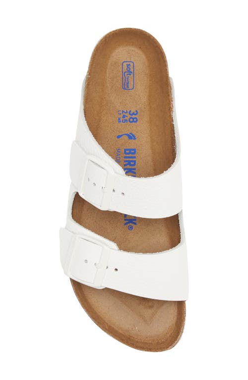 Shop Birkenstock Soft Slide Sandal In White