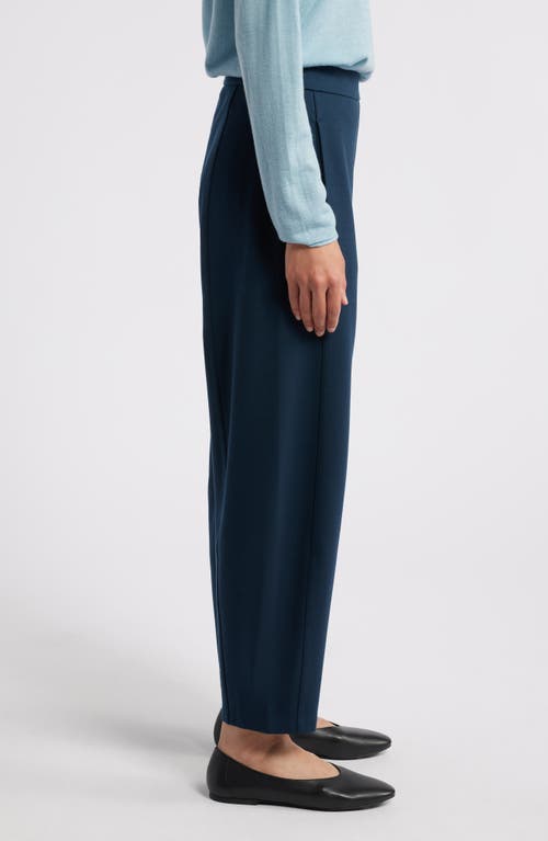 Shop Eileen Fisher Lantern Ankle Pants In Deep Adriatic