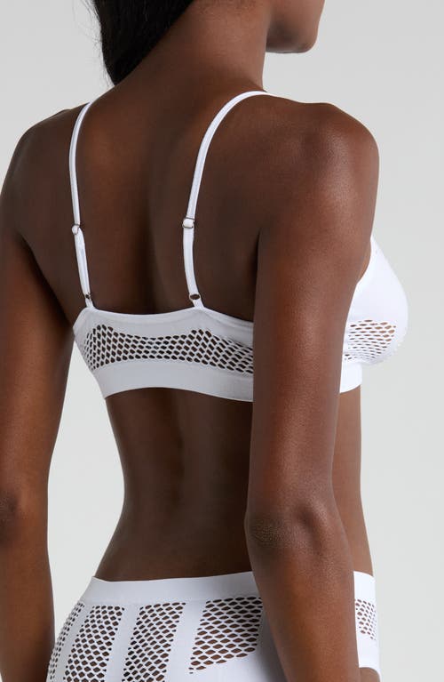 Hauty Shadow Play Bralette In White
