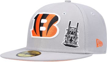 Men's New Era Gray Atlanta Falcons City Describe 59FIFTY Fitted Hat