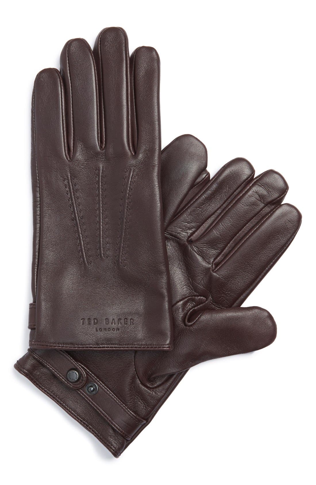 Ted Baker London 'Korr' Leather Gloves Nordstrom