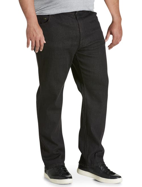 Harbor Bay Athletic-fit Jeans In Black