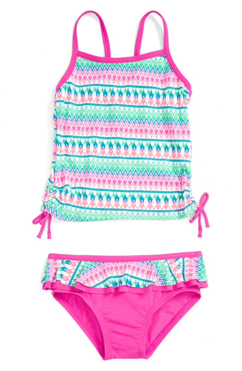 Escargot Ocean Jewel Two-Piece Tankini Swimsuit (Toddler Girls & Little ...
