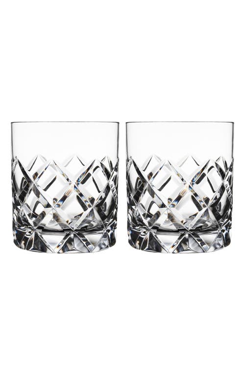 Orrefors Sofiero Set of 2 Crystal Old Fashioned Glasses in Clear at Nordstrom