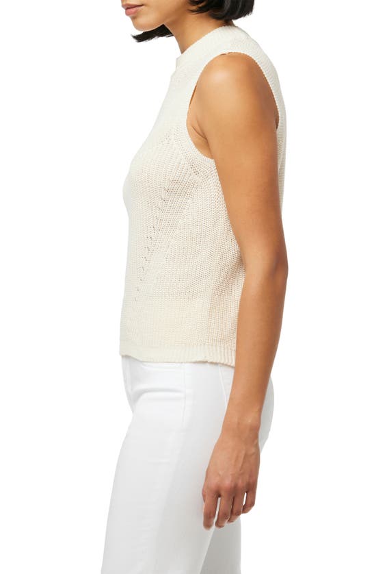 Shop Joe's Cotton Sweater Tank Top In Ivory